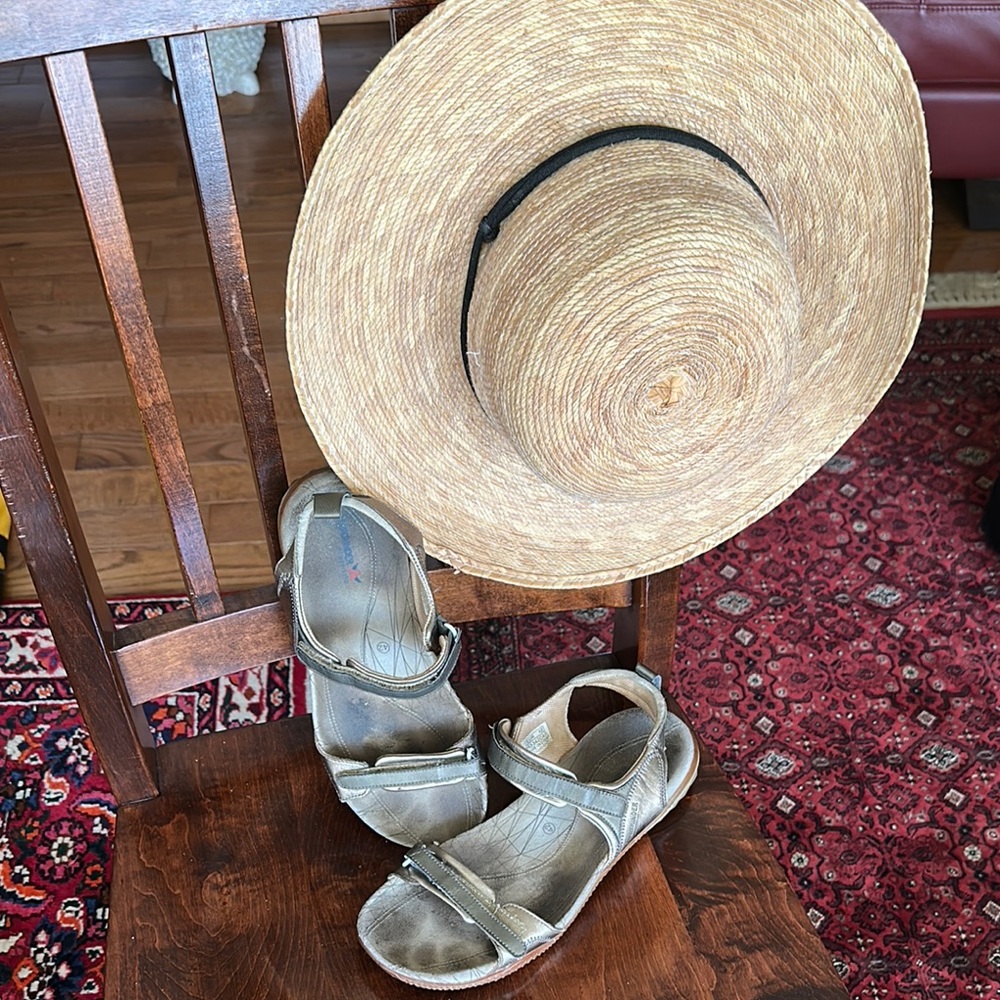 Allrounder by Mephisto  Metallic Sandals